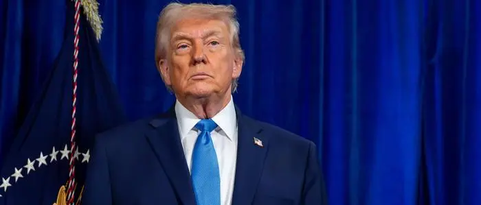 US President Donald Trump during a news conference at the Mar-a-Lago Club in Palm Beach, Florida, Florida on Saturday, January 3, 2026. President Nicolas Maduro has been charged in the US after he was captured and flown out of Venezuela, following a series of airstrikes that mark an extraordinary escalation in the Trump administration s months-long campaign against the country. PUBLICATIONxNOTxINxUSA WAX20260103213 NicolexCombeau