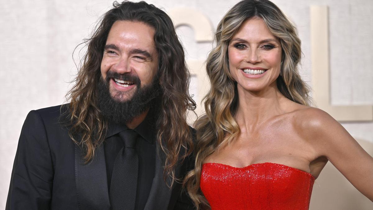 Tom Kaulitz und Heidi Klum bei den Golden Globe Awards im Jänner 