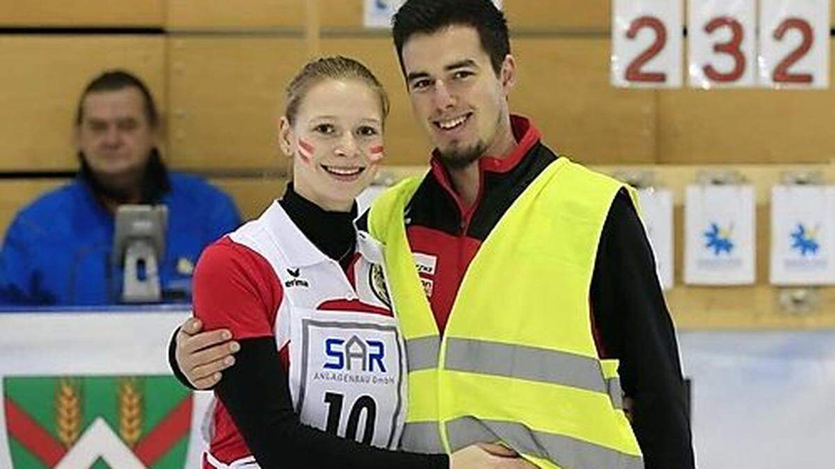 Das Edelmetallpärchen Julia Omelko und Benjamin Fillafer