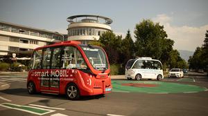 Seit Juni fahren diese Kleinbusse durch Klagenfurt