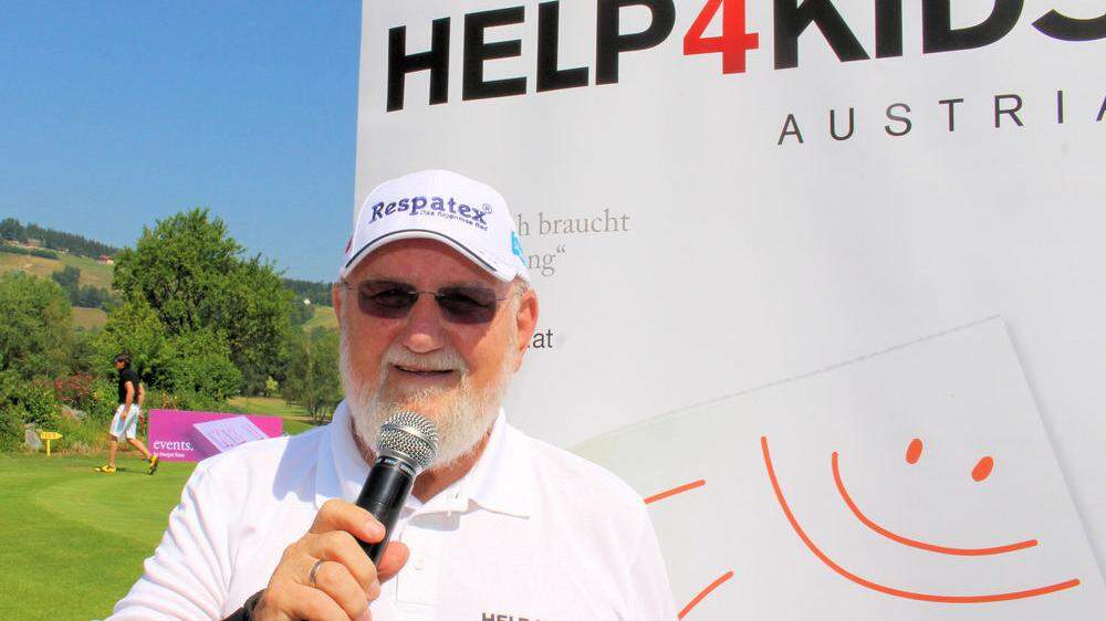 Seit 2009 ist Helmuth Gruber Präsident des Vereins &quot;help4kids&quot;