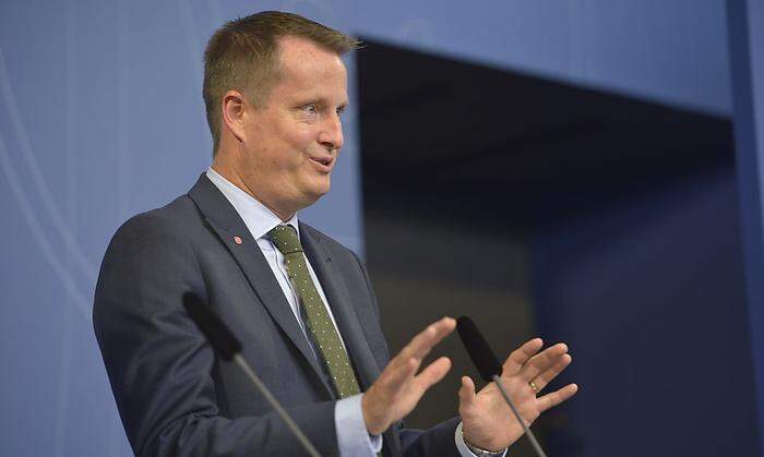 Innenminister Minister Anders Ygeman am Mittwochabend