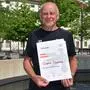 Sigi Grutschnig mit seiner Auszeichnung
