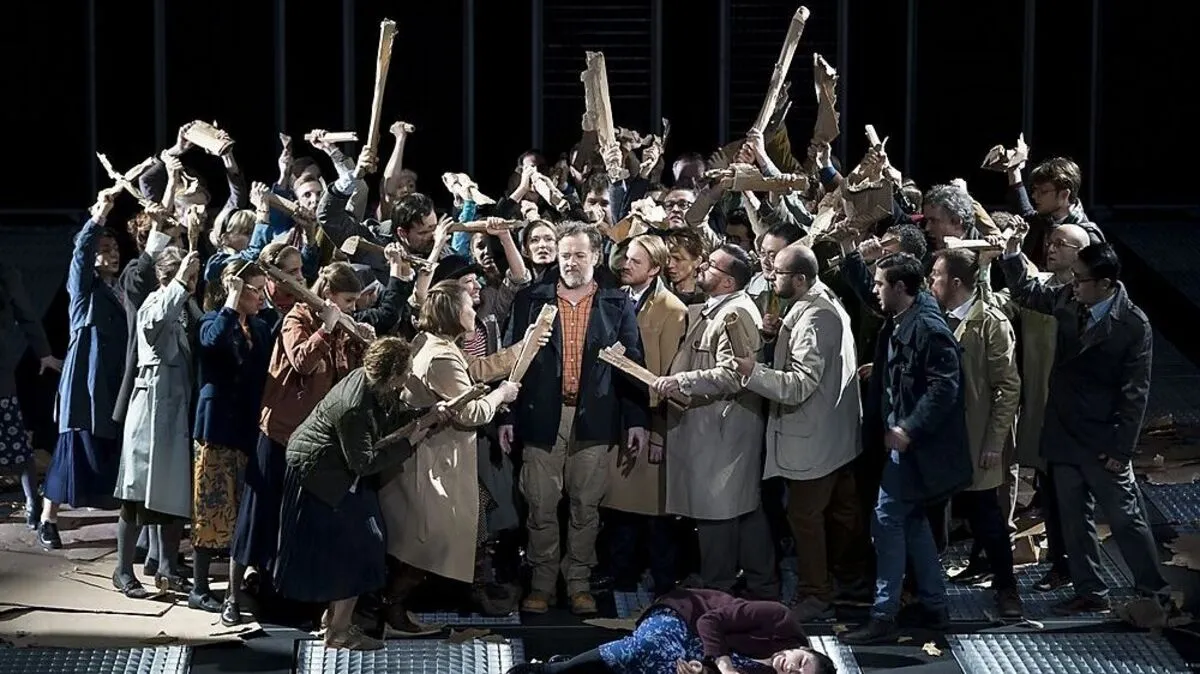 Grandios: Christian Gerhaher als Elias (Mitte) mit Ensemble