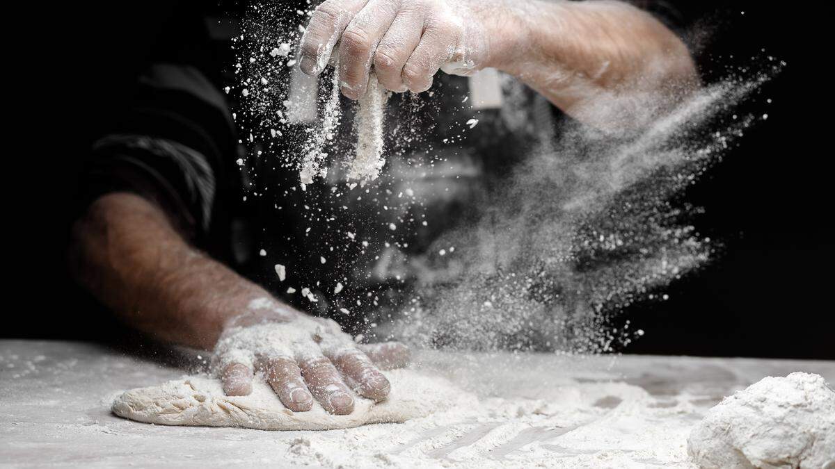 In der Düsseldorfer Pizzeria kam nicht nur Mehl zum Einsatz