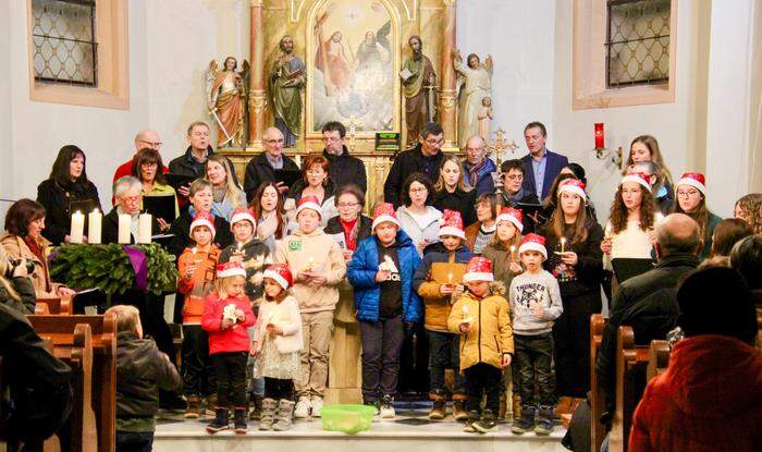 Die Chorgemeinschaft Bierbaum am Auersbach lud kürzlich zum Adventsingen