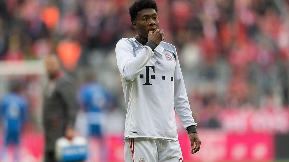 David Alaba hat eine Zehenprellung 