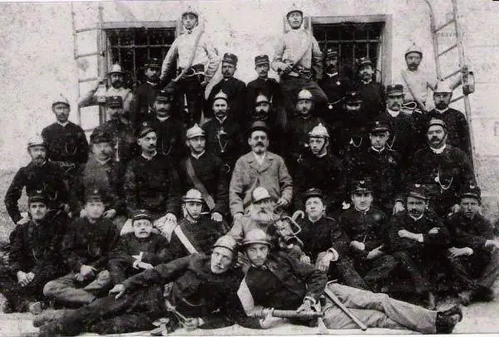 Gründungsfoto FF Tiffen