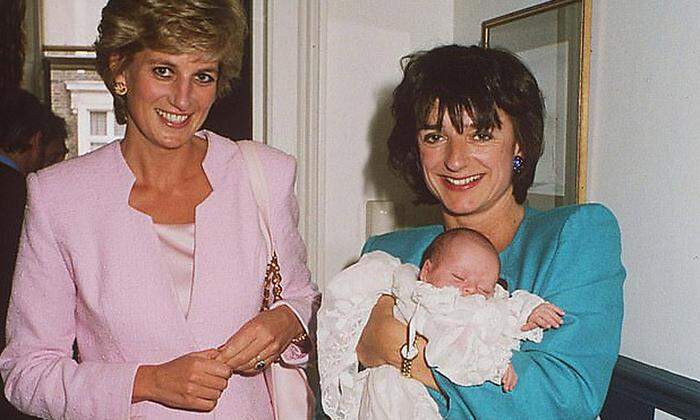 Lady Diana und Rosa Monckton im Jahr 1995