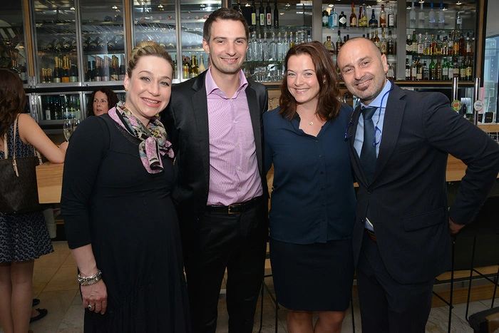 Ließen sich von den Wildspezialitäten verwöhnen: Vendula, Alexander Wrussnig, Monika Sulzberger, Michael Koloini.