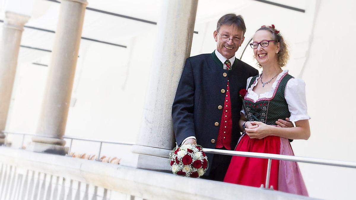 Reinhold und Karoline Kazianka fanden sich auf besondere Art