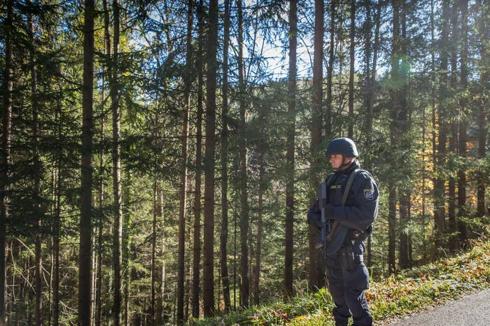Die Wälder zwischen Stiwoll, Gschnaidt und dem Pleschkogel werden systematisch durchkämmt.