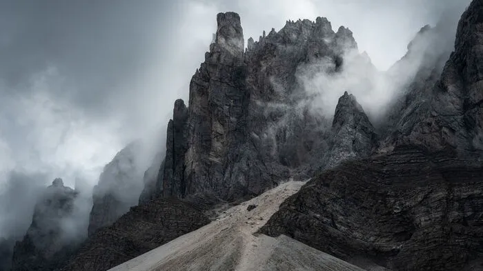 Bild aus den Dolomiten in Italien