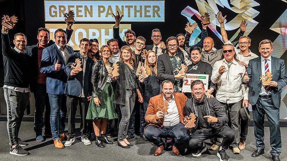 Die Brainsworld Design Agency aus Leoben bei der Green Panther Verleihung 2019 