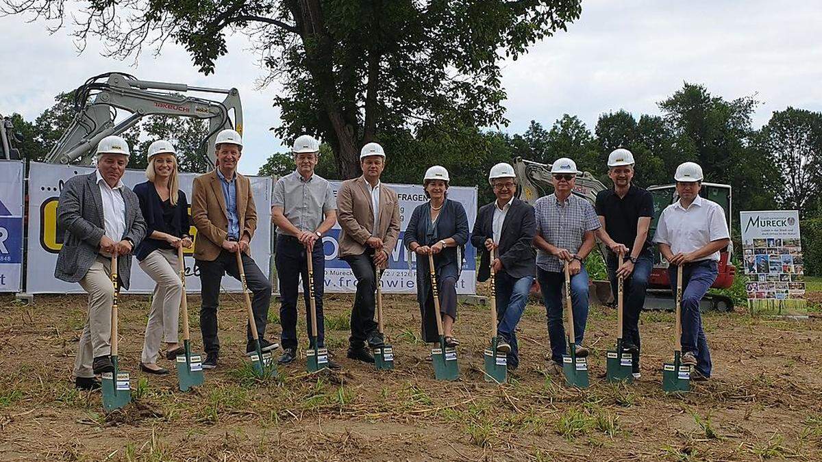 Spatenstich zum neuen Kindergarten in Mureck