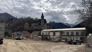 Die Nebengebäude des ehemaligen Forum-Gebäudes wurden bereits abgerissen