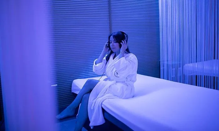 Entspannung im KlangReich, einem Teil der Sinneswelt