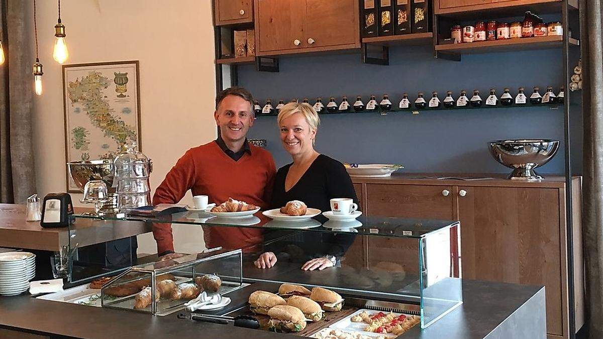 Evelyn und Carmelo Faranda vom Talianu am Lendplatz