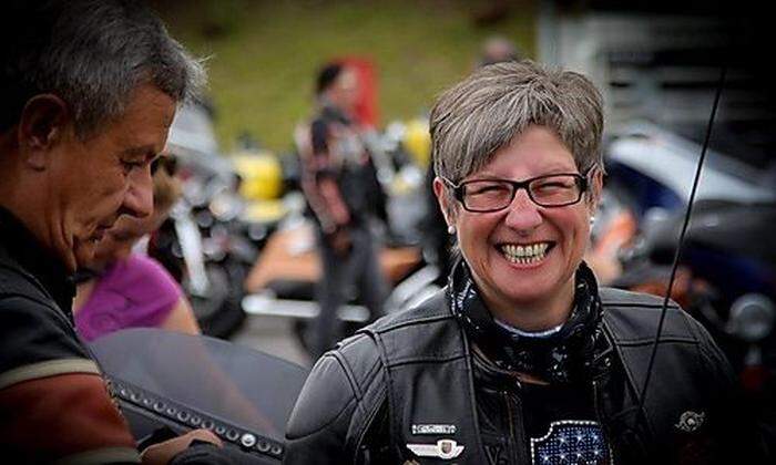 Easy Riderin: Co-Organisatorin Marion Wagner