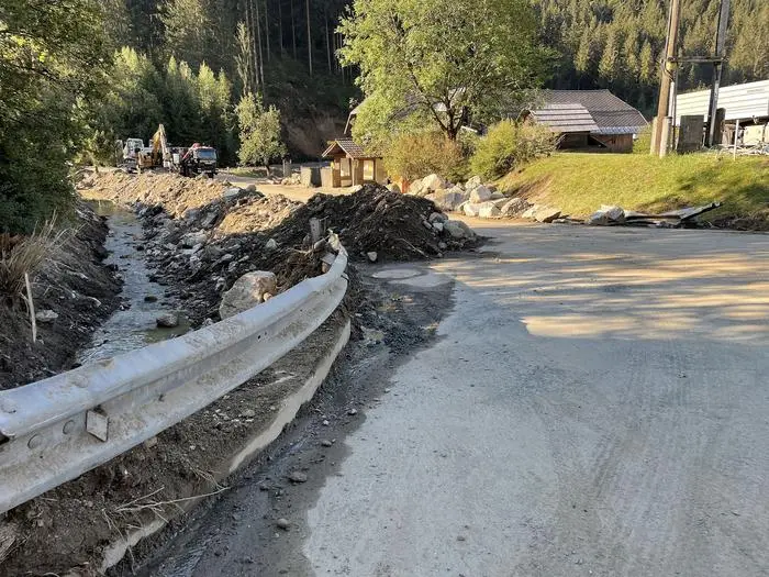 Der Weg nach Arriach _ Geröll und Zerstörung wohin man blickt