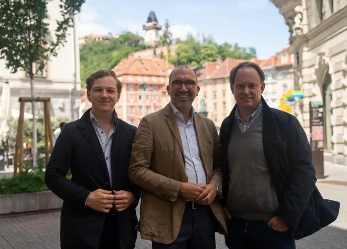 Die drei Gründer von „Lebensstimmen“: Lukas Stern (technische Umsetzung), Bestatter Markus Pinter und Geschäftsführer Philipp Berkessy