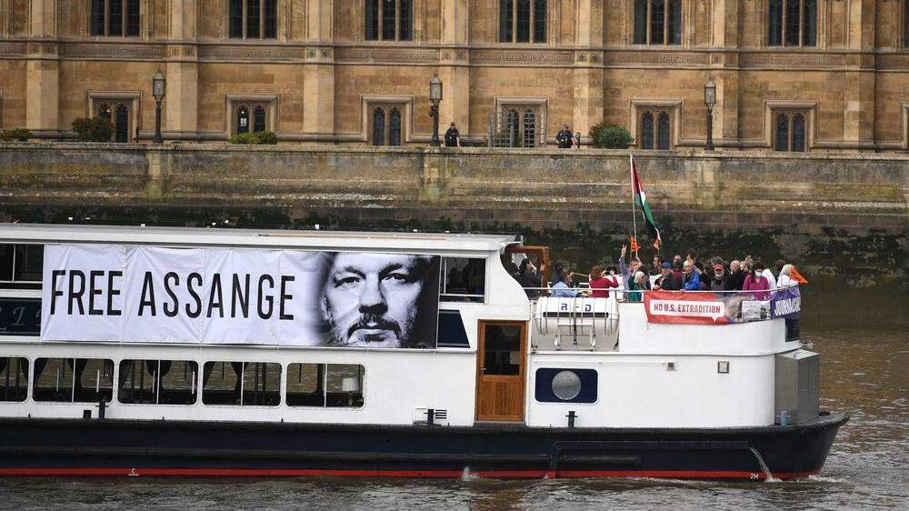 In London wurde erst vor wenigen Tagen wieder für die Freilassung von Julian Assange protestiert.