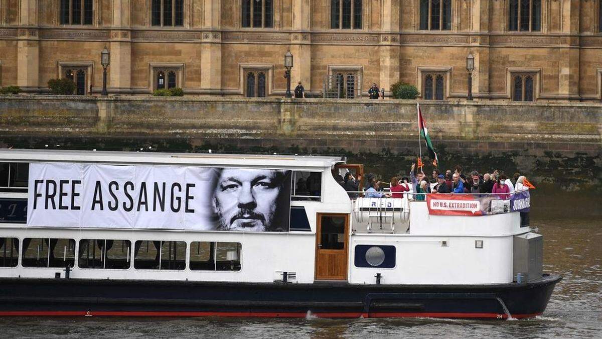 In London wurde erst vor wenigen Tagen wieder für die Freilassung von Julian Assange protestiert.