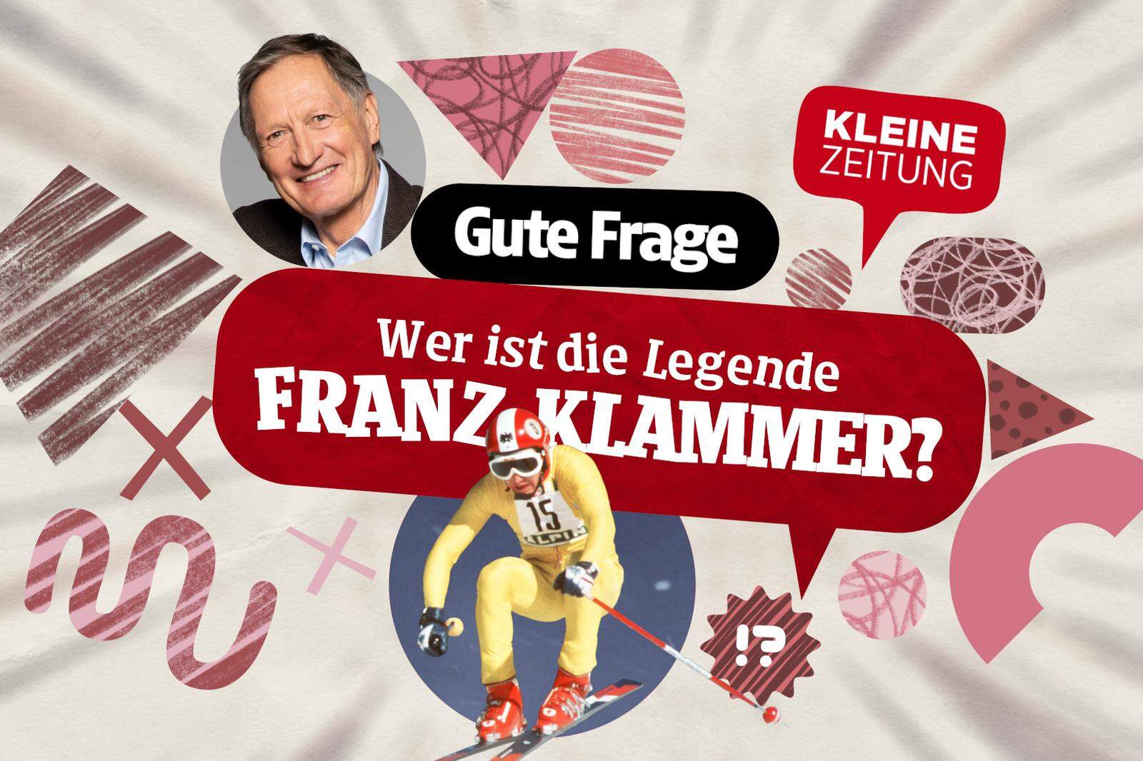 Im gelben Rennanzug wurde Franz Klammer 1976 zur Legende