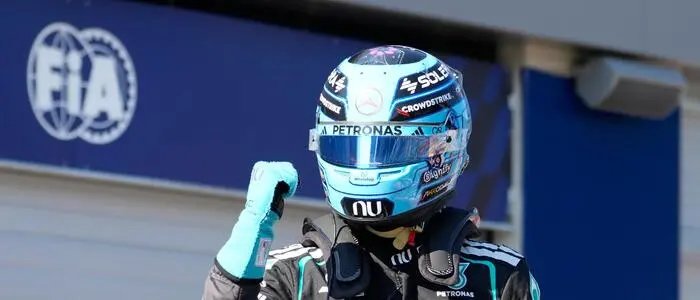 George Russell jubelte über die Pole Position