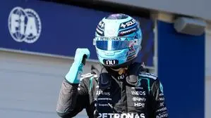 George Russell jubelte über die Pole Position