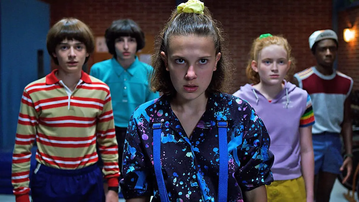 Team Hawkins: Noah Schnapp, Finn Wolfhard, Millie Bobby Brown, Sadie Sink, Caleb McLaughlin