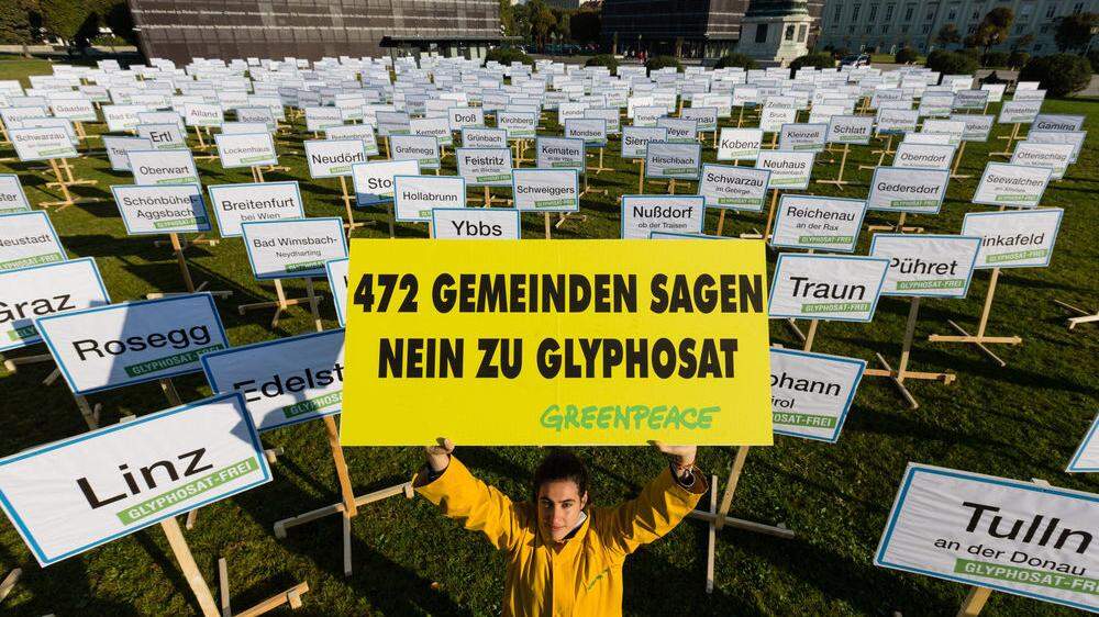 NGOs wie Greenpeace fordern Totalverbot von Glyphosat