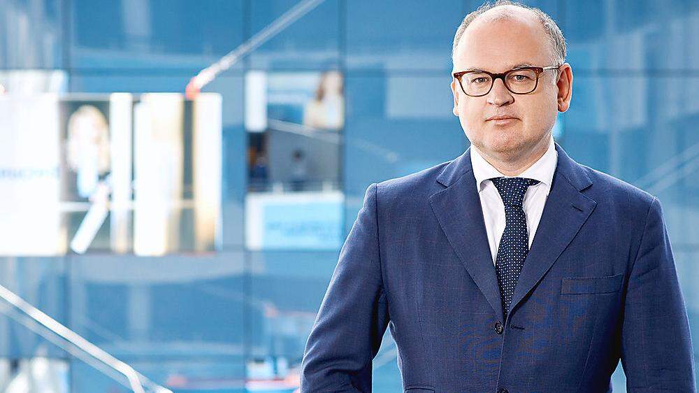 Bernhard Spalt, seit Jänner Vorstandsvorsitzender der Erste Group Bank AG, ein Finanzkonzern mit 46.000 Beschäftigten in sieben Ländern
