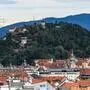Der Grazer Schloßberg ist von einem Wald bewachsen