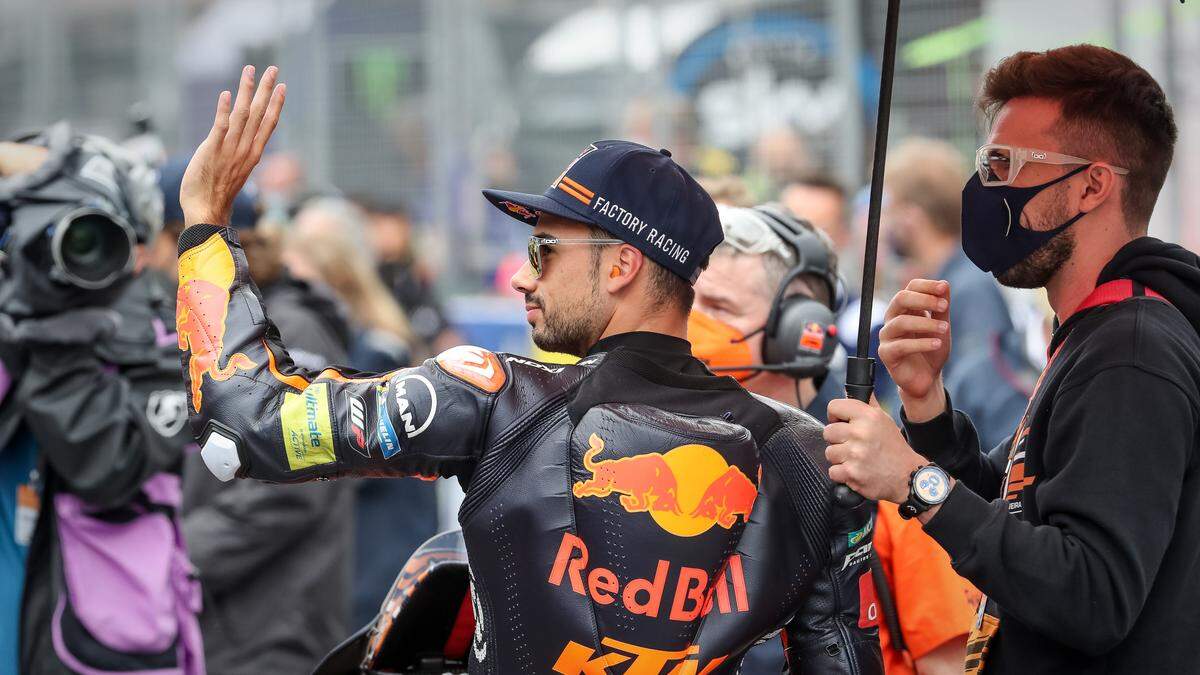 Miguel Oliveira verabschiedet sich heuer in Spielberg von den KTM-Fans