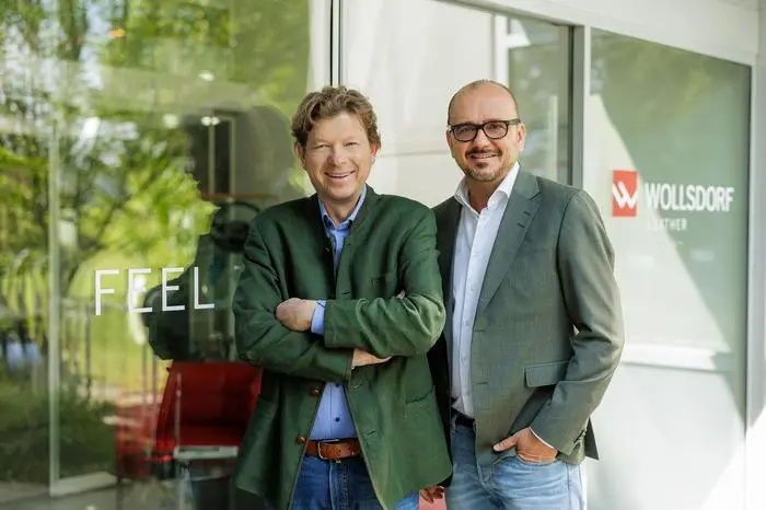 Wollsdorf Leder Schmidt & Co Ges.m.b.H. die Geschäftsführer und Cousins Michael Schmidt (links) und Ulrich Schmidt