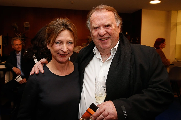 Schauspielhaus Intendantin Iris Laufenberg mit Regisseur Volker Hesse („Altes Testament“ ab Mai im Schauspielhaus)