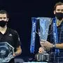 Dominic Thiem (links) und Daniil Medwedew