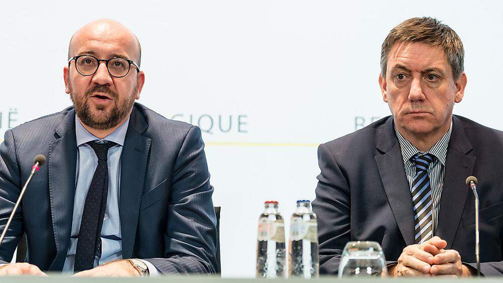 Belgiens Premier Michel und Innenminister Jambon