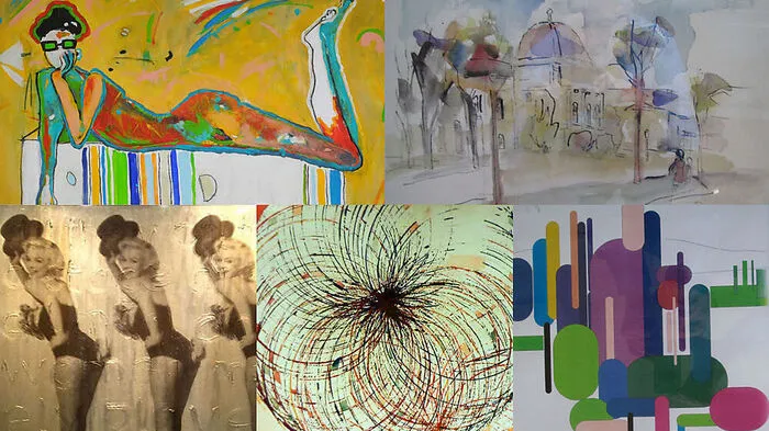 Ausschnitte aus den zu erwerbenden Kunstwerken