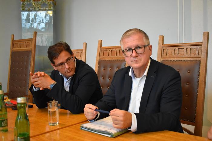 Andreas Achrainer (rechts) mit BBU-Pressesprecher Thomas Fussenegger