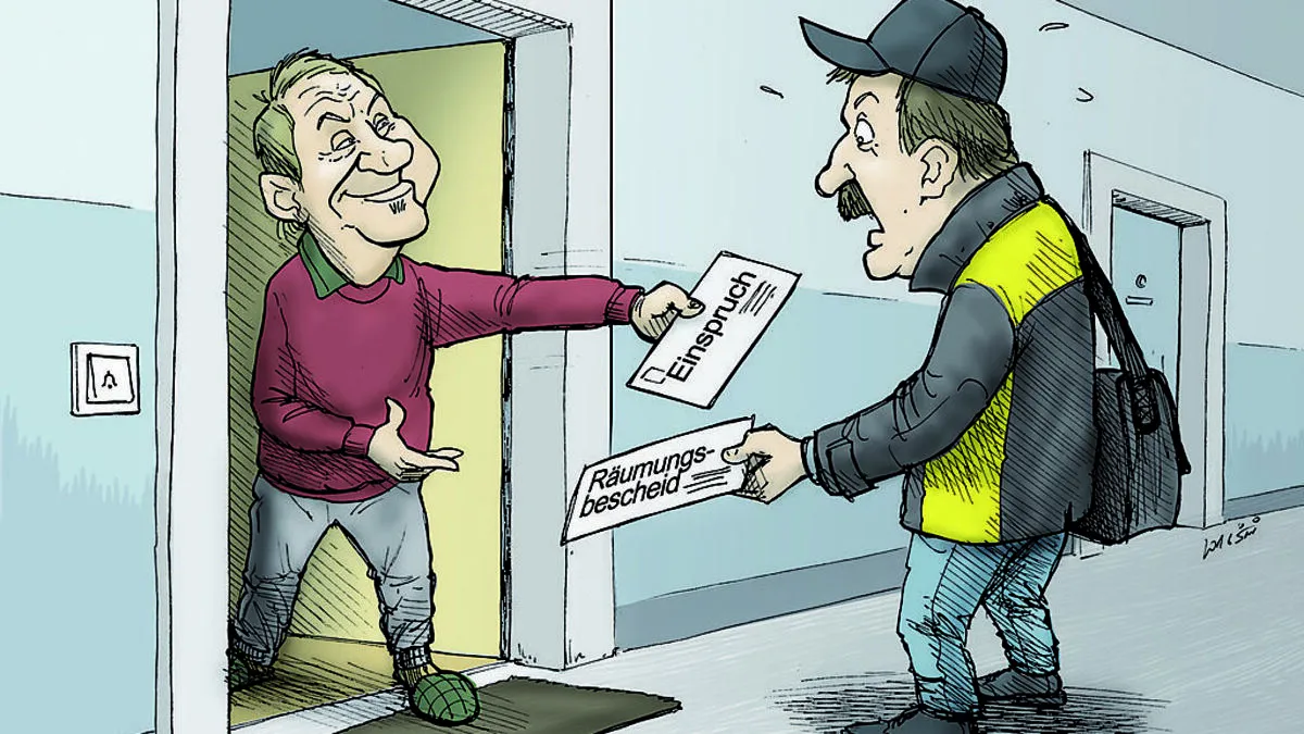 Der Mieter kann die Räumung verzögern