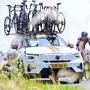 Criterium du Dauphine 2025 Stage 5 MACON, FRANCE - JUNE 12 : Leijnse Enzo NED of Team Picnic PostNL at the team car during stage 5 of the 77th edition of Criterium du Dauphine Libere an UCI World Tour 2.UWT cycling road race stage for Men Elite of 183 km with start in Saint-Priest and finish in Macon on June 12, 2025 in Macon, France, 12/06/2025  Motordriver Kenny Verfaillie - Macon France PUBLICATIONxNOTxINxFRAxBEL Copyright: xVincentxKalutx
