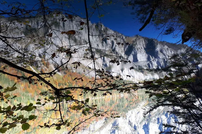 Der Leopoldsteinersee ist immer ein beliebtes Fotomotiv.