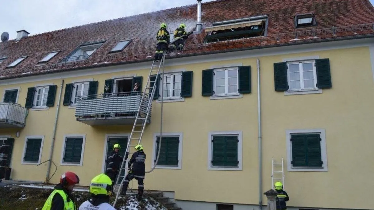 Feuerwehreinsatz in Deutschfeistritz