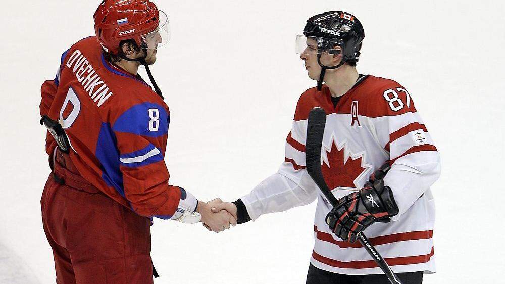 Superstars wie Alex Ovechkin (links) und Sidney Crosby werden wohl bei Olympia starten