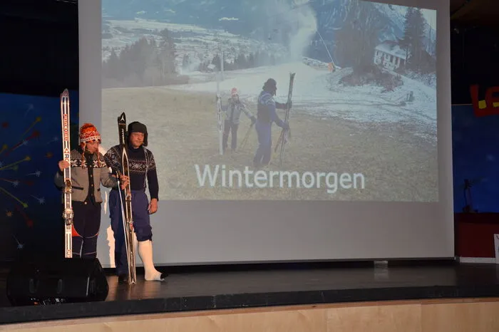 Eine garantierte Lachnummer sind das Narrenduo Michael Buzgi Buchacher und Hans Peter Kreuzberger.