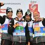Bernhard Gruber, Mario Seidl (AUT), Lukas Klapfer und Franz-Josef Rehrl verlieren ihre Medaillen