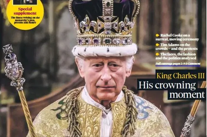 Nein, Charles ist nicht der neue Chefredakteur von "The Observer", auch wenn die Zeitung heute gleichnamig titelt.