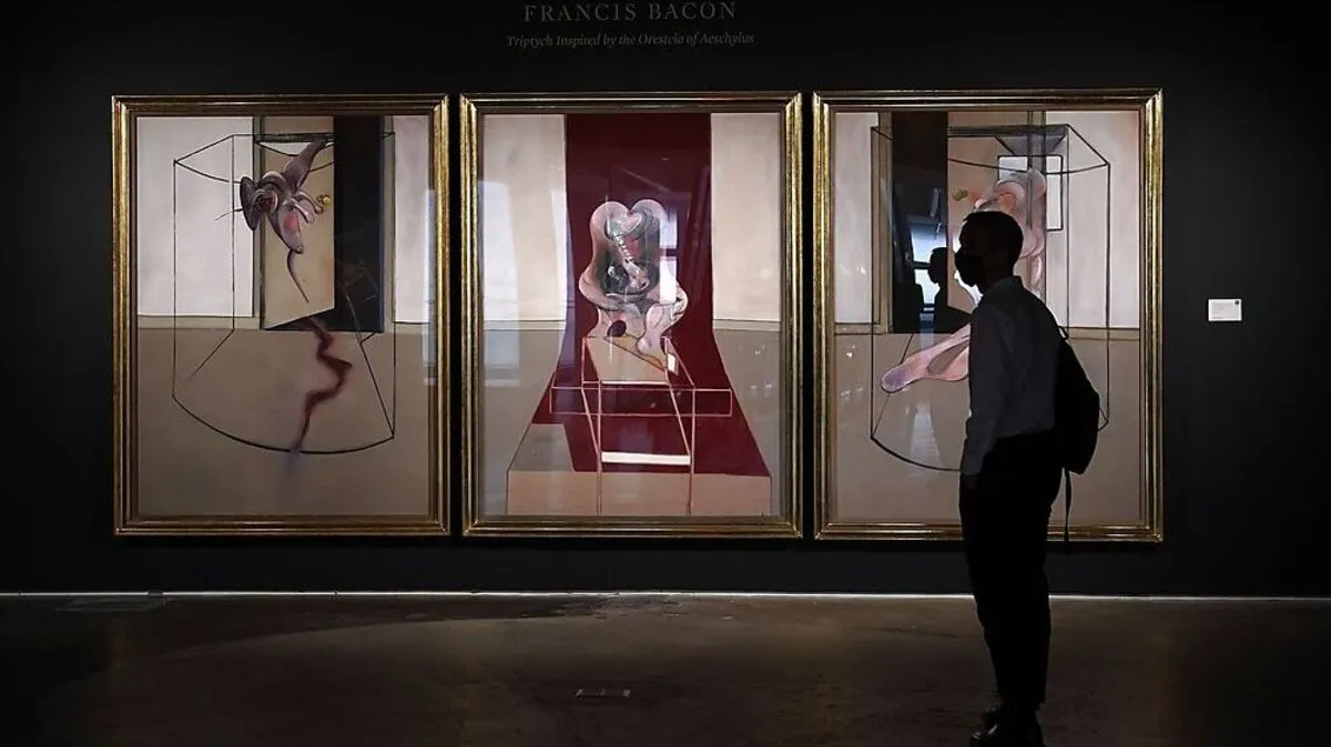 "Triptych inspired by the Oresteia of Aeschylus" von Francis Bacon